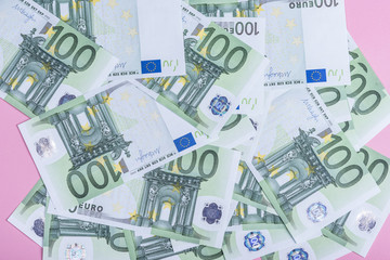 Euro Money. euro cash background. Euro Money Banknotes.