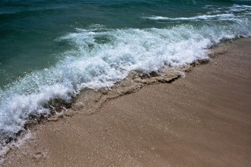 waves on the beach