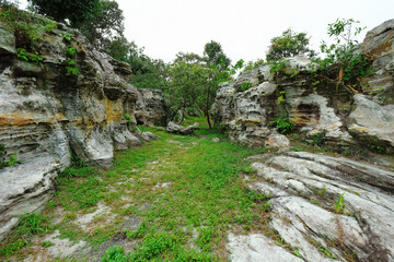 limestone mountain very exotic nature good trip.