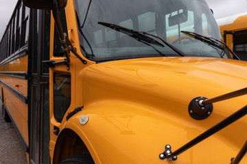 Yellow School Bus used to transport children for education