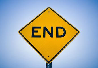 Dead end road sign