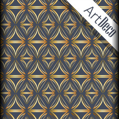 black background art deco frames