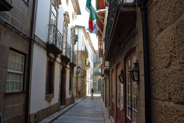 Fototapeta na wymiar Buildings in Guimaraes, Portugal