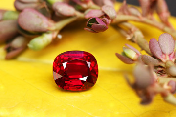 Art and Decoration Gemstone RED RUBY