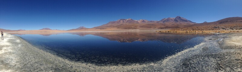 Salar de Uyuni, amid the Andes in southwest Bolivia