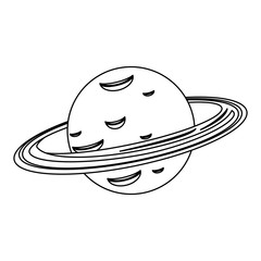 universe space galaxy astronomy cartoon in black and white