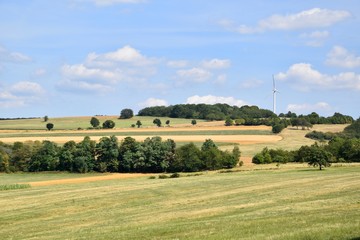 Malerische Landschaft in Perl (Saarland, Deutschland 2019)