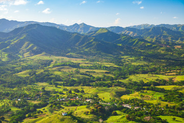 Obraz premium Montana Redonda view, Dominican Republic