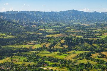 Mountain landscape of Dominican Republic