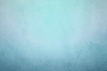 Blue light colors gradient watercolor paint on old paper with grain smudge dirty texture abstract...