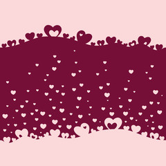 seamless pattern with hearts