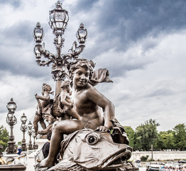 Views from the bateaux mouches in Paris, France