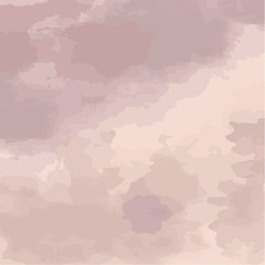 Vector illustration of tender violet watercolor stains. Abstract background for design