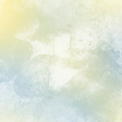 Beautiful yellow-blue old background. Grunge background. Square space for text.