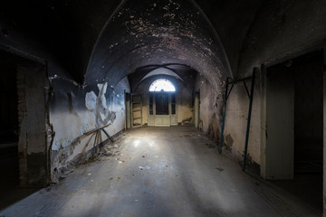 Urban exploration in an abandoned villa