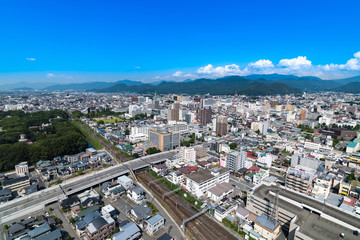 山形市内山形駅周辺市街