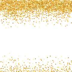 vector background of golden glitter