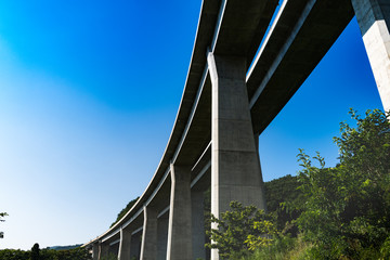 山形自動車道の高架橋滑川橋
