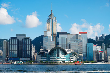 Hong Kong Skyline and Victoria Harbor