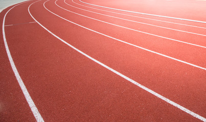 Fototapeta premium running track in stadium