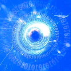 抽象的な青い背景