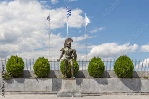 Statue Of King Leonidas In Sparta Peloponnese Greece Wall Mural Wallpaper Murals Marija Vujosevic