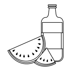 healthy diet eating lifestyle cartoon in black and white