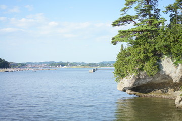 Naklejka premium 松島の福浦橋