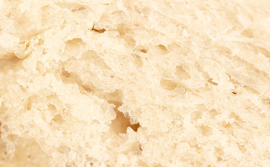 The flesh of bread as an abstract background