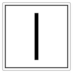 On Power Symbol Sign Isolate On White Background,Vector Illustration EPS.10