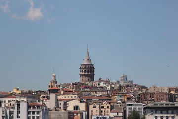Deurstickers Galata tower istanbul © Betul
