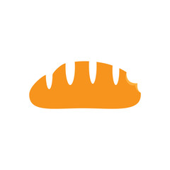 bread icon logo vector 