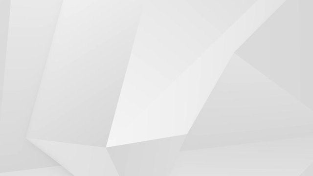 smooth pure white geometric abstract form motion background