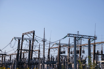 Support of high-voltage power line