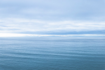 sea and sky, vast open ocean aerial view
