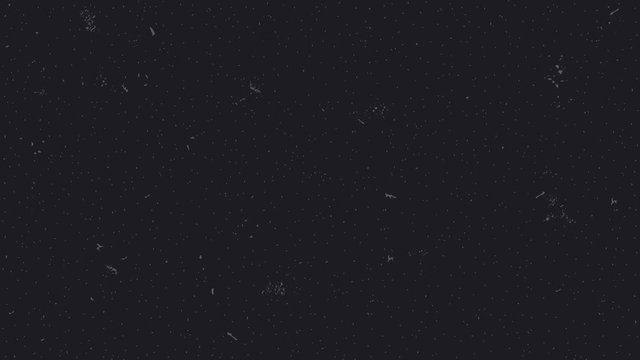 Abstract black background with graphic noise. Noise glitch video in cartoon style. Graphic animation in grunge style