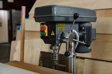 Woodworking shop. Machine tools, tools, devices for processing wood products.