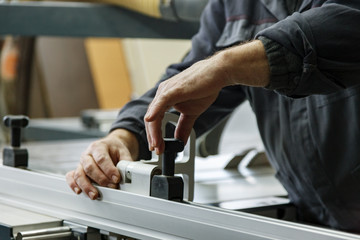 Woodworking shop. Machine tools, tools, devices for processing wood products.