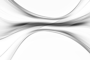 White and grey waves background