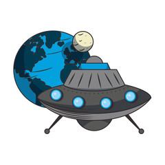 universe space galaxy astronomy cartoon