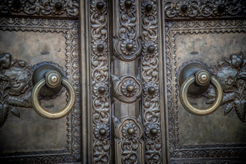 building detail of City Palace in  jaipur
