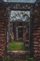 Fototapeta na wymiar Views of My Son Sanctuary in Hoi An, Central Vietnam