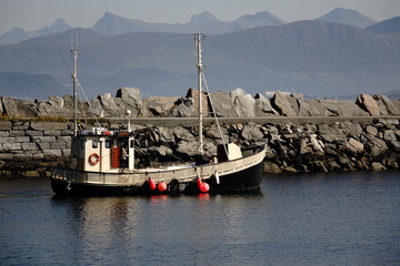 Peschereccio a Runde Norvegia