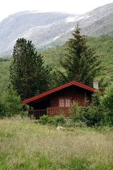 casa di legno in Norvegia