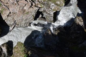 Martell, Martelltal, Schlucht, Klamm, Vinschgau, Südtirol, Plima, Plima-Schlucht, Schluchtenweg,...