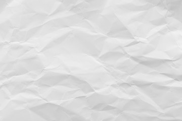 Obraz premium White crumpled recycled paper texture background for business communication and education design.