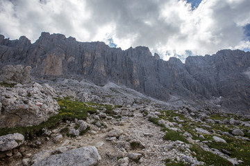 Trip over Tschager Joch, Rosengarten