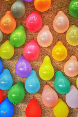 Fototapeta na wymiar Balloons as a colorful background.