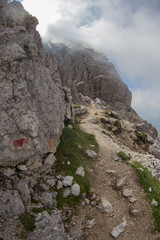 Trip over Tschager Joch, Rosengarten