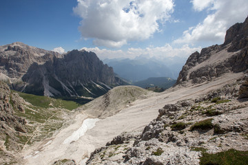 Trip over Tschager Joch, Rosengarten